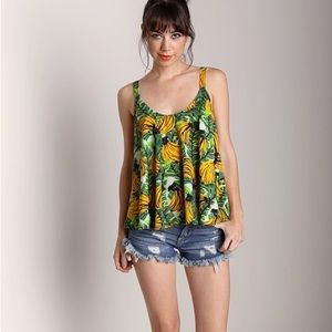 SMYM Show Me Your MuMu Sarah Swing Tank 🍌 Bananas